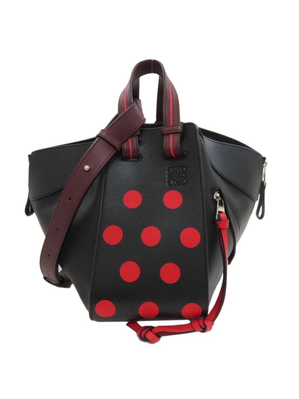 Loewe Hammock Dot Pattern 2-Way Handbag Calfskin
